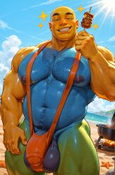 1boy 1male 1man 2026 ai_assisted ai_generated areola areola_bulge areola_slip areolae areolae_slip bald bald_male bara bara_body bara_tiddies bara_tits barbecue barbecue_grill beach_background blue_body blue_skin blue_sky blue_sky_background blue_torso blush blush_lines blushing_at_viewer blushing_male bright_colors countershading cowboy_shot dad_bod dadbod daddy daddy_kink depth_of_field dynamic_pose eladeselasobinobaliepraso exposed exposed_cock exposed_dick exposed_nipples exposed_penis eyebrow_slit eyebrows fingernails flaccid flaccid_cock flaccid_penis food fur gay glistening glistening_body glistening_genitalia glistening_skin green_legs green_skin greenery grilling grin grinning grinning_at_viewer hairy hairy_chest hairy_legs hairy_male high_contrast high_quality high_resolution highres holding_food huge_areolae huge_balls huge_cock huge_nipples huge_pecs huge_testicles huge_thighs hunk hunky intricate_details lens_flare looking_at_viewer love_handles male masterpiece mountain multicolored_body multicolored_fur multicolored_skin mylittlemind natural_light navel newest nipples no_hair noob noob_(roblox) nose nose_blush nsfw orange_clothes orange_clothing orange_eyes outside outside_nudity pecs perfect_anatomy perfect_body perfect_legs perky_breasts perky_nipples pudgy pudgy_belly puffy_areola puffy_nipples purple_nipples roblox roblox_(character) roblox_avatar roblox_game robloxian sand sky small_nose solo solo_focus solo_male star starfish stars sunlight sunlight_rays sweat sweatdrop sweaty teeth teeth_clenched teeth_showing teeth_visible thick_eyebrow thick_eyebrows thick_eyesbrows very_hairy very_sweaty water what white_teeth yellow_arms yellow_hands yellow_skin