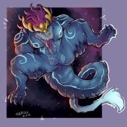 anthro anus aurelion_sol_(lol) autofellatio balls biceps blue_body bone claws deltoids dragon eastern_dragon erection galrock genitals hair hi_res humanoid_genitalia humanoid_penis league_of_legends male male_only masturbation muscular muscular_arms muscular_male muscular_thighs mythological_creature mythological_scalie mythology nipples nude oral oral_masturbation oral_penetration pecs penetration penile penile_masturbation penis riot_games scalie skull skull_head solo spread_legs spreading tail tencent tongue tongue_out triceps vein