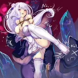 emilia (re:zero) from re:zero kara hajimeru isekai seikatsu by monikano