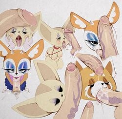 2021 aggressive_retsuko ailurid antelope anthro ball_suck ball_worship balls big_penis bodily_fluids bondage bound bovid breasts canid canine cum cum_in_mouth cum_inside deepthroat disembodied_penis fellatio female female_focus female_penetrated fennec fenneko fox genital_fluids genitals glans group half-closed_eyes horn humanoid_genitalia humanoid_penis makeup male male/female male_penetrating male_penetrating_female mammal narrowed_eyes nipples oral oral_penetration penetration penile penile_penetration penis red_panda retracted_foreskin retsuko ruined_makeup running_mascara sanrio sex snot straight_hair submissive submissive_female sucking tears tongue tongue_out tsunoda vein veiny_penis xu53r yuri