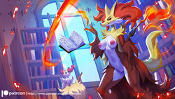 braixen from nintendo by alanscampos