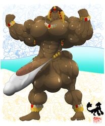 abs biceps bodybuilder centaurus daz_candyman gijinka hyper hyper_balls hyper_genitalia hyper_muscles hyper_penis hyper_testicles kommo-o male male_focus male_only muscle muscles muscular muscular_arms muscular_ass muscular_back muscular_legs muscular_male muscular_thighs nipples pecs pokemon veins veiny_penis