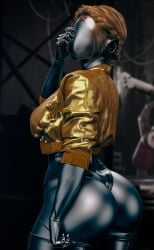 3d android ass ass_focus atomic_heart female_only maxsterbrge robot_girl the_twins_(atomic_heart)