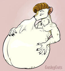 anthro belly big_belly daphniir dragon duo gushyguts hi_res hyper hyper_belly kissing male male/male mammal mustela mustelid musteline navel pencer_pine_(pencer) scalie stoat true_musteline vore western_dragon