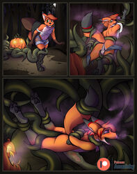 <3_eyes absurd_res amazinky anal animal_genitalia animal_penis anthro anus aphrodisiac balls blep bound bulge canid canine canine_penis clothing comic deep_throat dicksucking_creature duo feet femboy fireflare food fox front_view fruit fur genitals grey_body grey_fur halloween heart hi_res hindpaw holidays male mammal monster nude open_mouth oral orange_body orange_fur outside outside_sex patreon patreon_logo patreon_username paws penile penis penis_milking pheromones plant pumpkin questionable_consent rear_view red_body red_fox red_fur restrained restrained_arms restrained_legs sex side_view smile spreading strangling tentacle tentacle_fellatio tentacle_sex tongue tongue_out undressing until_they_like_it