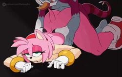 1boy 1girls akujisaitova amy_rose animated anthro ass big_ass boo_(sonic) breasts claws darkingart doggy_style exposed_torso fat_ass female fingers footwear ghost gloves green_eyes handband handwear hedgehog horn laugh lowres male male/female monster mostly_nude oc original_character patreon pink_body pink_hair possession red_body sega short_playtime small_tail smile sonic_(series) sound tagme tan_body video