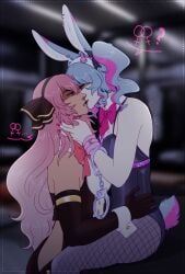 hatsune miku from rabbit hole (vocaloid) by tempusumbra