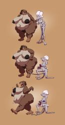 2026 absurd_res anthro areola ass bald balls balls_on_floor belly big_belly big_breasts big_butt big_penis big_pussy big_vulva body_hair breasts brown_body brown_ears brown_fur brown_nipples brown_skin brown_vulva camel_toe canid canine canis closed_eyes colored comic curly_pubes deep_navel deflated diamond_ring digital_drawing_(artwork) digital_media_(artwork) disappointed domestic_dog domestic_pig duo ear_tuft elderly elderly_anthro elderly_female elderly_male erection fangs female flabby flaccid folds foreskin fur genitals gesture greeting grey_body grey_skin hair hairy hairy_balls hairy_scrotum hand_gesture happy hi_res holding_back_laughing huge_butt huge_cock huge_hips huge_vulva humanoid_genitalia humanoid_penis humiliation hybrid hyper hyper_genitalia hyper_penis kissing_hand laugh lips long_penis lord_pierre_jean-claude_montaigne_branleur_the_4rth_(grannybase) male mammal markings marriage_proposal mature_anthro mature_female mature_male mole_(marking) molosser moose_knuckle navel nipples nude obese obese_anthro obese_female open_mouth overweight overweight_anthro overweight_female penis penis_humiliation penis_on_ground pig plump_labia pointing poodle pubes pug purple_lips purple_nipples ring sad saggy_balls shaded simple_background skinny skinny_anthro skinny_male small_molosser smile suid suine sus_(pig) tan_body tan_skin teeth thick_thighs tongue toony toy_dog trudy_"truffles"_mabuff_(grannybase) tuft upset vulva walking_away wide_eyed wide_hips wig zevix_(artist)