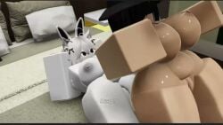 1futa 1futa1girl 1futanari 1girls 3d 3d_animation animated animation ass big_breasts big_penis black_hair breasts cock cum cum_in_pussy cum_inside dialogue dick_in_pussy english_text erect_penis erection female fully_nude fully_nude_female fully_nude_futa futa_on_female futanari futanari_on_female instant_erection kinlyrr kinny_the_bunny_(kinlyrr) long_hair long_hair_female longer_than_30_seconds mp4 penis roblox robloxian shorter_than_one_minute slightly_chubby_female sound sound_effects squirting text thighs vagina vaginal_penetration vaginal_sex video white_body white_hair