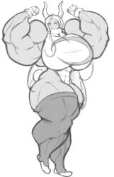 abs biceps boku_no_hero_academia breasts female hyper hyper_muscles miruko muscles muscular muscular_arms muscular_female muscular_legs muscular_thighs my_hero_academia xxdexseaxx