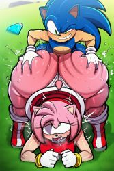 ai_generated amy_rose ass big_ass big_butt blue_body blue_fur blush bouncing_ass clothed_female_nude_male clothed_sex doggy_style drooling face_down_ass_up from_behind_position gloves goblinlover693 grabbing_ass green_eyes hands_on_ass hedgehog madroshi massive_ass massive_butt mobian mobian_(species) penetration pink_fur sex sonic_(series) sonic_the_hedgehog sweat