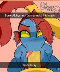 1boy 1girls 2026 2d anthro araby blowjob blue_body blush blush_lines bodily_fluids breasts commission deltarune digital_media_(artwork) english_text female femsub fish fish_humanoid hand_on_head hi_res human human_dominating human_dominating_humanoid human_on_anthro humanoid kris_(deltarune) licking licking_penis male maledom meme netorare nipples ntr nude nude_anthro nude_female nude_male pov pov_male precum red_hair saliva saliva_on_penis sex text tongue tongue_out tongue_out_blowjob undertale_(series) undyne undyne_(deltarune) yellow_body