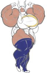 abs biceps boku_no_hero_academia breasts female hyper hyper_muscles juanitoarcoiris1 miruko muscles muscular muscular_arms muscular_female muscular_legs muscular_thighs my_hero_academia third-party_edit xxdexseaxx