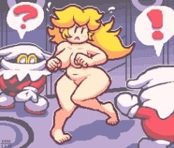 paper peach from mario (series) by rateddmd