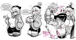 big_ass big_breasts big_butt big_thighs forest fucking genderbend halfgalaxy human monster_girl oc original_character rule_63 sans sex sexy_body sexy_female sketch smaller_female sweatshirt taller_male undertail undertale