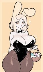 adult adult_anthro adult_female adult_woman aged_up ai_generated animation_meme_community anthro anthro_female anthro_focus anthro_only basket big_breasts bowtie bunny bunny_ears bunny_girl bunny_tail bunnygirl cleavage cleavage_overflow easter easter_basket easter_egg easter_eggs egg eggs female female_anthro female_focus female_only fishnet_legwear fishnet_pantyhose fishnet_stockings fishnet_tights fishnets furry furry_female furry_only haibu_(rossali) leotard medium_hair pixai playboy_bunny playboy_bunny_costume playboy_bunny_leotard playboy_bunnysuit simple_background slim_waist solo solo_anthro solo_female solo_focus tagme thick_thighs white_fur wide_hips yellow_eyes yellow_hair youtube