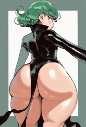 ai_generated huge_ass kinkimato shortstack tatsumaki thick_thighs