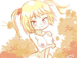 chibi female ichivo ichivo_caguai yellow_eyes