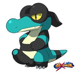 balls bandit_(disambiguation) crocodile crocodilian crocodylid cruff edit erection genitals male nexomon nexomon_(species) penis reptile scalie small_(disambiguation) solo video_games