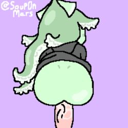 1:1 ambiguous_gender anal anal_sex animal_humanoid animated anthro anus ass bodily_fluids cephalopod cephalopod_humanoid clothing digital_media_(artwork) faceless_character faceless_male first_person_view gif green_body hoodie human humanoid looking_away male male/ambiguous mammal marine marine_humanoid mollusk mollusk_humanoid mostly_nude penetration pixel_art pseudo_hair short_playtime soup_(souponmars) souponmars tentacle tentacle_hair topwear