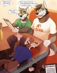2026 age_difference all_fours andrew_(tlwolf) anthro anthro_on_anthro anthro_penetrated anthro_penetrating anthro_penetrating_anthro ass barefoot beard big_penis blush bodily_fluids booth_seating bottomwear bottomwear_down brother_(lore) brothers_(lore) canid canine canis claws clothed clothing cum cum_in_mouth cum_inside cum_on_face cumshot dialogue ejaculation english_text erection eyebrows facial_hair father_(lore) father_and_child_(lore) father_and_son_(lore) father_penetrating_son feet fellatio first_person_view fur furniture genital_fluids genitals glans group group_sex hair handjob hi_res holding_object humanoid_genitalia humanoid_penis incest_(lore) inside jax_(tlwolf) looking_at_viewer looking_pleasured male male/male male_penetrated male_penetrating male_penetrating_male mammal menu narrowed_eyes open_mouth open_smile oral oral_penetration orgasm pants pants_down parent_(lore) parent_and_child_(lore) parent_and_son_(lore) partially_clothed penetration penile penile_penetration penis penis_base penis_in_mouth pubes public public_sex restaurant scar sex shirt sibling_(lore) sitting smile son_(lore) stealth_sex table talking_to_viewer teo_(tlwolf) text text_on_clothing text_on_shirt text_on_topwear threesome topwear translucent translucent_furniture trio tuft unzipped unzipped_pants vein ventkazemaru wolf younger_penetrated zipper