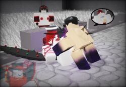 1boy 2girls 3d background_character duo jolly_(the_battle_bricks) reference_image roblox roblox_game robloxian singer_(the_battle_bricks) tagme tbbfanatic the_battle_bricks tumore