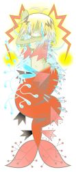 2_penises absurd_res animal_genitalia animal_penis antennae_(anatomy) aquatic blonde_hair blue_cum blue_eyes blue_hair blue_nipples blue_penis blush bodily_fluids breasts colored_cum countershade_torso countershading cum cum_drip dripping egg fin fish_eggs fish_tail genital_fluids genitals green_body green_skin gynomorph hemipenes hi_res humanoid intersex lovelynezu medium_breasts merfolk mermaid multi_genitalia multi_penis nipples penis red_body red_scales scales solo split_form syringe unusual_bodily_fluids unusual_cum unusual_genital_fluids vector_art vein veiny_penis