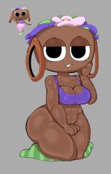 1girls bassie_(dandy's_world) bottomless breasts captivemimic dandy's_world dandys_world female female_only reference_image roblox solo solo_female tagme tank_top thicc thick_thighs