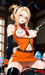 1boy1girl ai ai-created ai_art ai_generated anon artist_logo artist_name belly_button blonde_hair blue_eyes bluesky_link breasts breasts_out bunny_ears bunny_tail cowgirl_position easter easter_eggs female female_focus final_fantasy final_fantasy_viii glasses holidays male medium_breasts milking milking_breasts navel necktie nipples open_mouth pussy_juice quinzo11 quistis_trepe self_upload series_logo sex square_enix upper_teeth vaginal_penetration vaginal_sex