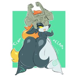 1girls 2021 anthro anthro_only anthrofied arizonathevixen ass_clapping big_ass clapping_cheeks fat_ass female hi_res high_resolution huge_ass hyper hyper_ass hyper_butt massive_ass massive_butt massive_thighs midna nude shortstack solo tagme_(artist) the_legend_of_zelda thick thick_ass thick_legs thick_thighs thighs twerking twilight_princess