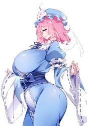 yuyuko saigyouji from touhou by raptor7