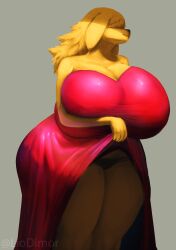 1girls :3 ass_bigger_than_head breasts_bigger_than_head dog_humanoid dress exposed_panties female furry hair hair_covering_eyes hyper hyper_ass hyper_breasts lifting_dress liodimor long_hair panties pervert pervert_female solo_female tagme thick_thighs