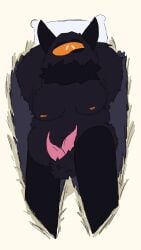 2_penises anthro arthropod back_wings bed bedding bedding_background bedroom_eyes belly big_belly breasts colored croal dakimakura dakimakura_design digital_drawing_(artwork) digital_media_(artwork) ear_piercing fluffy fluffy_tail fur furniture genitals glowing glowing_eyes grambage grey_body grey_fur hi_res high-angle_view insects lepidopteran looking_at_viewer male moth multi_genitalia multi_penis narrowed_eyes neck_tuft nipples orange_eyes overweight overweight_male penile penis piercing seductive simple_background slightly_chubby slightly_chubby_male solo tail tentacle text tuft unknown_species wings