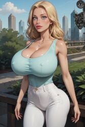 ai_generated bimbo_body bubble_butt bythebrokenone diane_sanchez erect_nipples huge_breasts rick_and_morty tagme