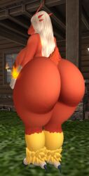 big_ass big_breasts blaziken breasts bubble_butt cleavage female ferialexonar furry huge_ass huge_breasts nipples pokemon pokemon_(species) tagme thick_thighs wide_hips