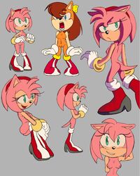 alternate_version_available amy_rose angry angry_face ass boots breasts cel_shading clenched_fists clothing ears_down edit exposed_torso flat_colors footwear gloves green_eyes hairband hands_together handwear hedgehog leg_grab legs_apart legs_up looking_at_viewer looking_back medium_breasts mostly_nude nude open_mouth pink_body pink_fur pink_hair pink_skin pussy red_hairband red_shoes shira-hedgie socks sonic_(series) sonic_adventure sonic_the_hedgehog_(series) sonic_x-treme tail thighhigh_boots tiara_boobowski traced unamused wrist_cuffs