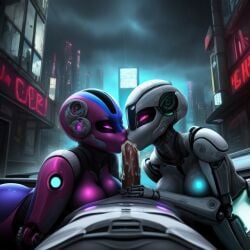 1boy 2girls 2girls1boy ai_assisted ai_generated blowjob breasts bright_lights circuits clouds cock_hungry cocksucking cocksucking_robot collaborative_fellatio consuming_cum cum_dripping_from_mouth cum_in_mouth cumming_in_mouth cybernetics cyberpunk dominant_female double_blowjob double_fellatio dystopia ejaculation ejaculation_in_mouth epic erect_penis erection fellatio fellatio_domination fellatio_reverse_rape female female_rapes_male female_robot fembot femdom femdom_robot ffm_threesome forced_blowjob forced_orgasm forced_to_cum forced_to_ejaculate futuristic glowing_eyes handjob handjob_while_sucking holding_penis lenses male metal_joints neon_lights nonconsenting_male nonhuman oral oral_sex penis penis_abuse penis_in_mouth pink_eyes predatory_fellatio preying_on_penis raining raped_male reverse_forced_oral robot robotgirl robotic science_fiction semen_extraction sex_robot sexbot sharing_penis storm sucking_glans sucking_penis threesome threesome_blowjob wetnightmare what