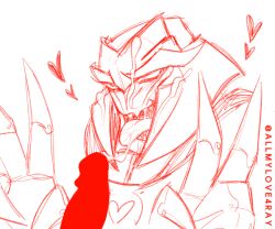 artist_signature line_art male male_only megatron penis red_lineart robot transformers transformers_prime