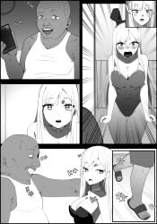 1girls bunny_ears bunnysuit bush comission embarrassed fat_man kitagawa_marin manga manipulation mind_break netorare no_text_version patreon skru sono_bisque_doll_wa_koi_wo_suru ugly_bastard ugly_man