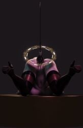 3d 3d_(artwork) anal anal_object_insertion anonymous_artist ass defeated female nier:_automata nier_(series) pussy sword uncensored yorha_2b yorha_2b_(mayosplash)