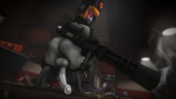 1futa 3d 4k background_death barefoot big_ass blue_team_(team_fortress_2) clothed_female clothing death family_guy_death_pose full-package_futanari futanari horsecock intersex looking_at_viewer male_death minigun orange_hair presenting_ass presenting_penis red_eyes red_team_(team_fortress_2) robot_girl sasha_(team_fortress_2) scorch_dreamer semi-clothed semi-erect sfm smoke source_filmmaker standing_on_tip_toes team_fortress_2 tf2 thick_thighs valve valve_(company) weapon