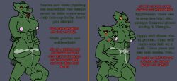 anthro body_outline brother_(lore) brother_and_sister_(lore) cock_vore duo english_text fatal_vore female genitals incest_(lore) inside_balls kakroon larger_female larger_prey lizard male male/female muscular muscular_female penile penis reptile scalie sibling_(lore) sister_(lore) size_difference smaller_male smaller_pred text tournament vore willing_prey