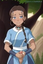 1futa ai_generated avatar_the_last_airbender cum cum_explosion cumshot futa_focus futa_only futa_solo futanari handjob intersex jerking jerkingoff katara masturbation no_sound penis semen solo solo_futa tagme video