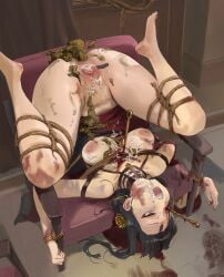 1girls after_fellatio after_rape after_vaginal amputated_arm ass_up big_breasts black_hair blood bondage breasts bruise chair corpse cum cum_in_mouth cum_on_body cum_on_chest cum_on_pussy earrings guro light-skinned_female mild necklace nipples pooping_on_self pussy pussy_spreading_tape red_dress red_eyes rope rope_bondage ryona scat shitting snaelr snuff spy_x_family stabbed stabbed_in_eye taped_pussy tied_to_chair tied_up upside-down yor_briar yor_forger