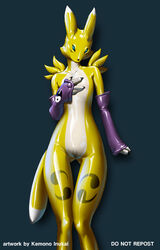 color digimon female female_only front_view kemono_inukai renamon solo standing tagme