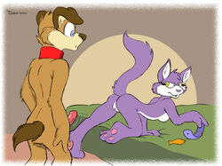 2010 anthro fur furry grape_jelly_(housepets!) housepets! karri_aronen peanut_butter_(housepets!) purple_fur webcomic year