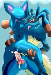 balls bangs_(character) blush breasts dark-moltres female lucario male mega_evolution mega_lucario nintendo penetration penis pokemon pokemon_(species) pussy sex vaginal_penetration video_games zubat