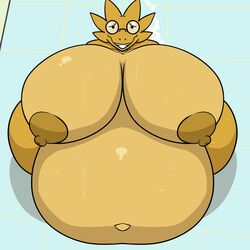 1:1 after_inflation after_sex alphys anthro areola beady_eyes belly belly_inflation big_areola big_belly big_breasts bodily_fluids breasts cum cum_belly cum_on_ground excessive_cum eyewear fat female floor full_body_inflation genital_fluids glasses glistening glistening_body grin hi_res high-angle_view huge_breasts huge_hips hyper hyper_belly hyper_breasts hyper_hips hyper_inflation iandragonlover inflation inside lizard looking_at_viewer looking_up looking_up_at_viewer navel nervous nipples non-mammal_breasts non-mammal_nipples nude obese obese_anthro obese_female outie_navel overweight overweight_anthro overweight_female reptile scales scalie smile solo sweat thick_thighs tile tile_floor undertale_(series) wide_hips yellow_areola yellow_belly yellow_body yellow_breasts yellow_nipples yellow_scales