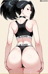 momo yaoyorozu from blacked by cuckarrt (artist)