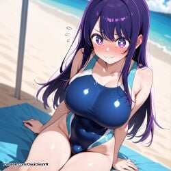 hoshino ai from oshi no ko by owaowavr